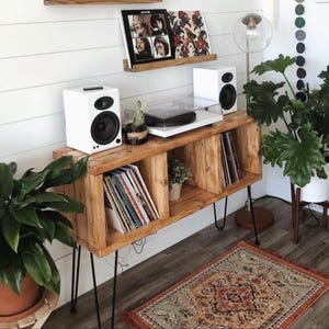 Vinyl Record Storage, Record Player Stand