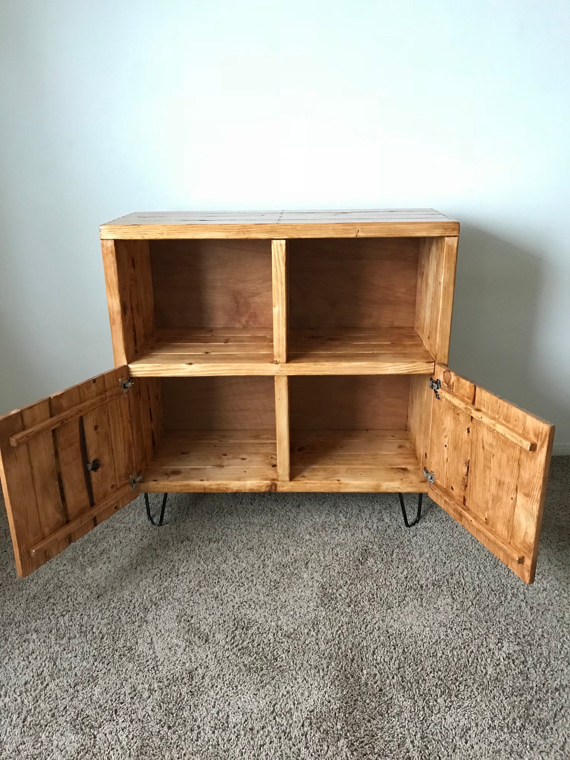 4Pack Vinyl Record Storage Lp storage Media Console Etsy