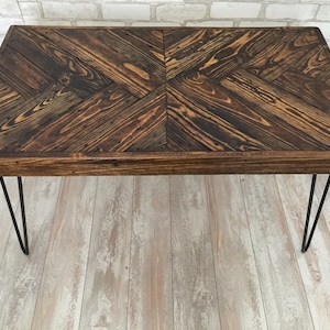 Starburst Living Room Furniture Tables  Coffee Table Made From Real Wood Choose Size and Color Handmade in Usa Customizable