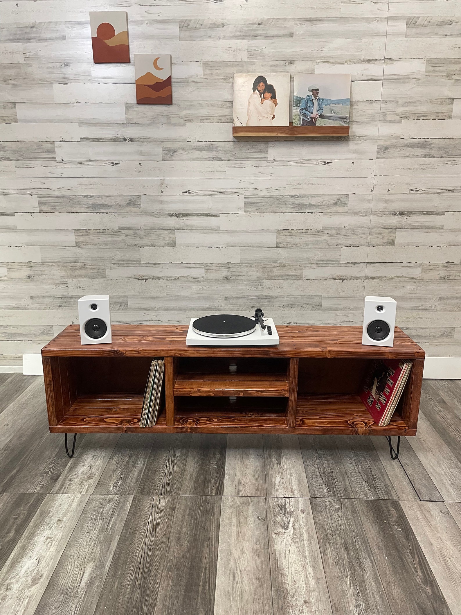 3x2 RECORD PLAYER STAND Tv Stand Record Holder Receiver Etsy