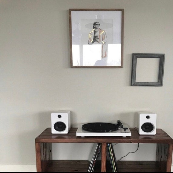 Dbl Sec HIFI Box Record Player Stand 