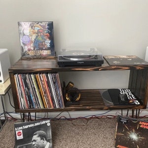 Baby Got No Back Hifi Cabinet Lp Record Storage Box and Vinyl Player Stand