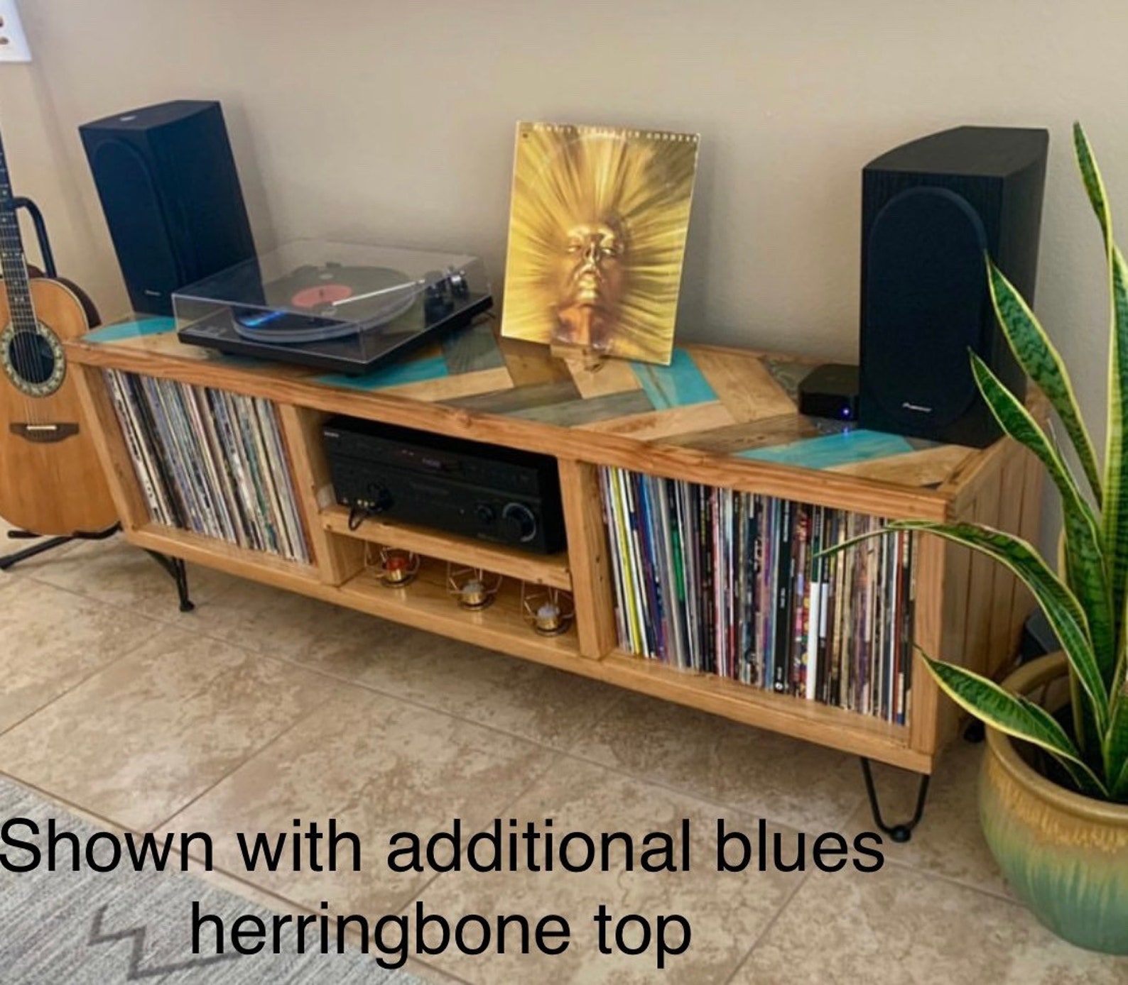3x2 RECORD PLAYER STAND Tv Stand Record Holder Receiver Etsy