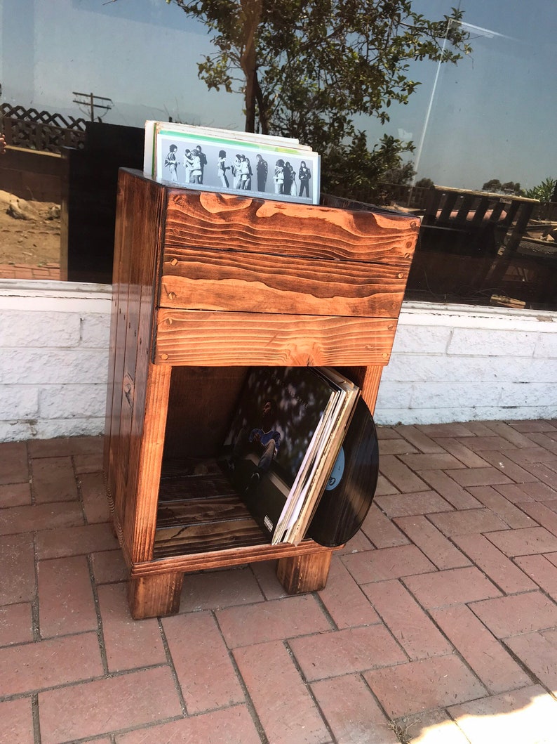 Almacenamiento de discos de vinilo / pantalla de grabación / | Etsy