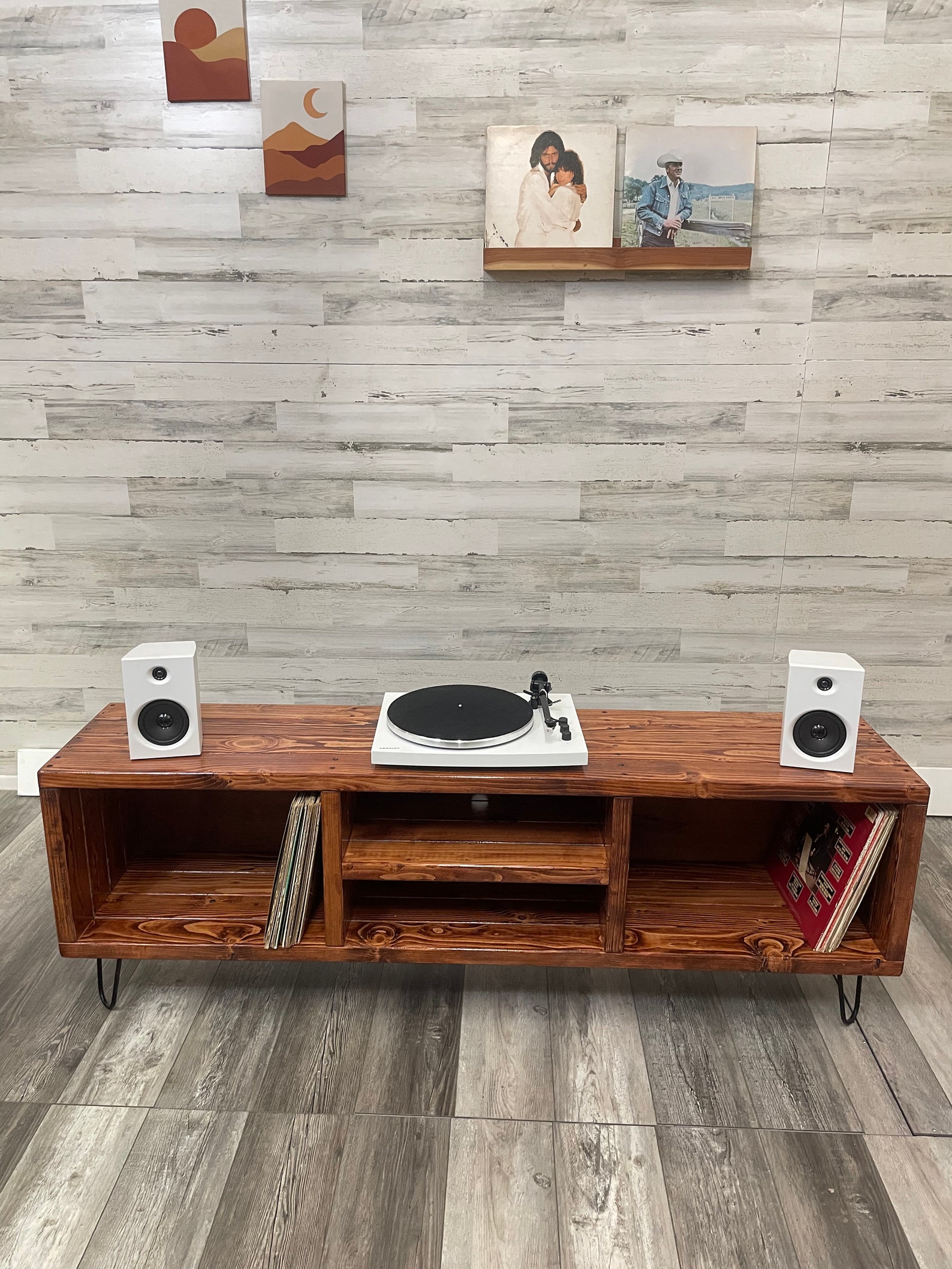 3x2 RECORD PLAYER STAND Tv Stand Record Holder Receiver Etsy