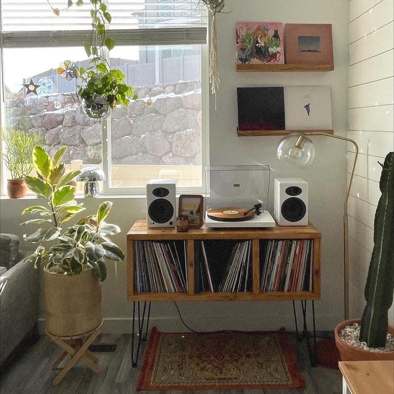 Vinyl Record Storage, Record Player Stand Bild 4