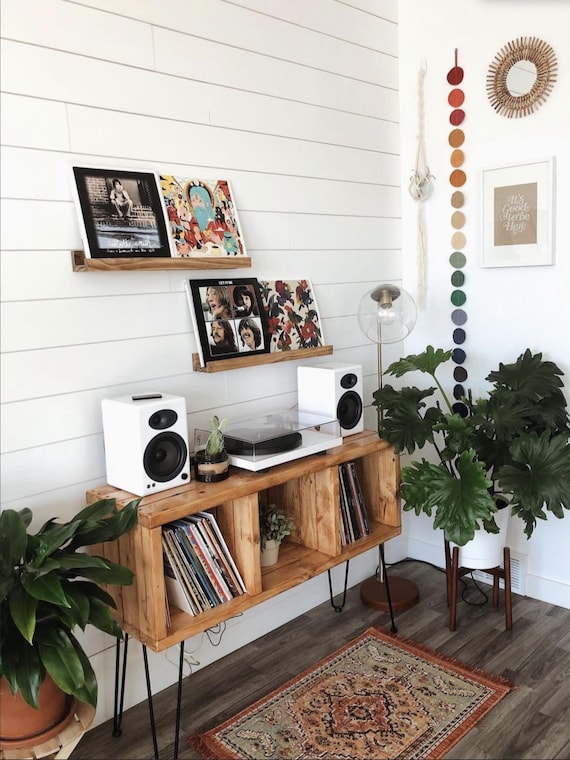 Vinyl Record Storage, Record Player Stand