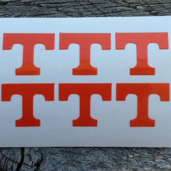 University of Tennessee Nail Decals, Spirit Wear, Tennessee Vols Fingernail Stickers, UT Fan Gear, Alumni Gift, Game Day Accessories