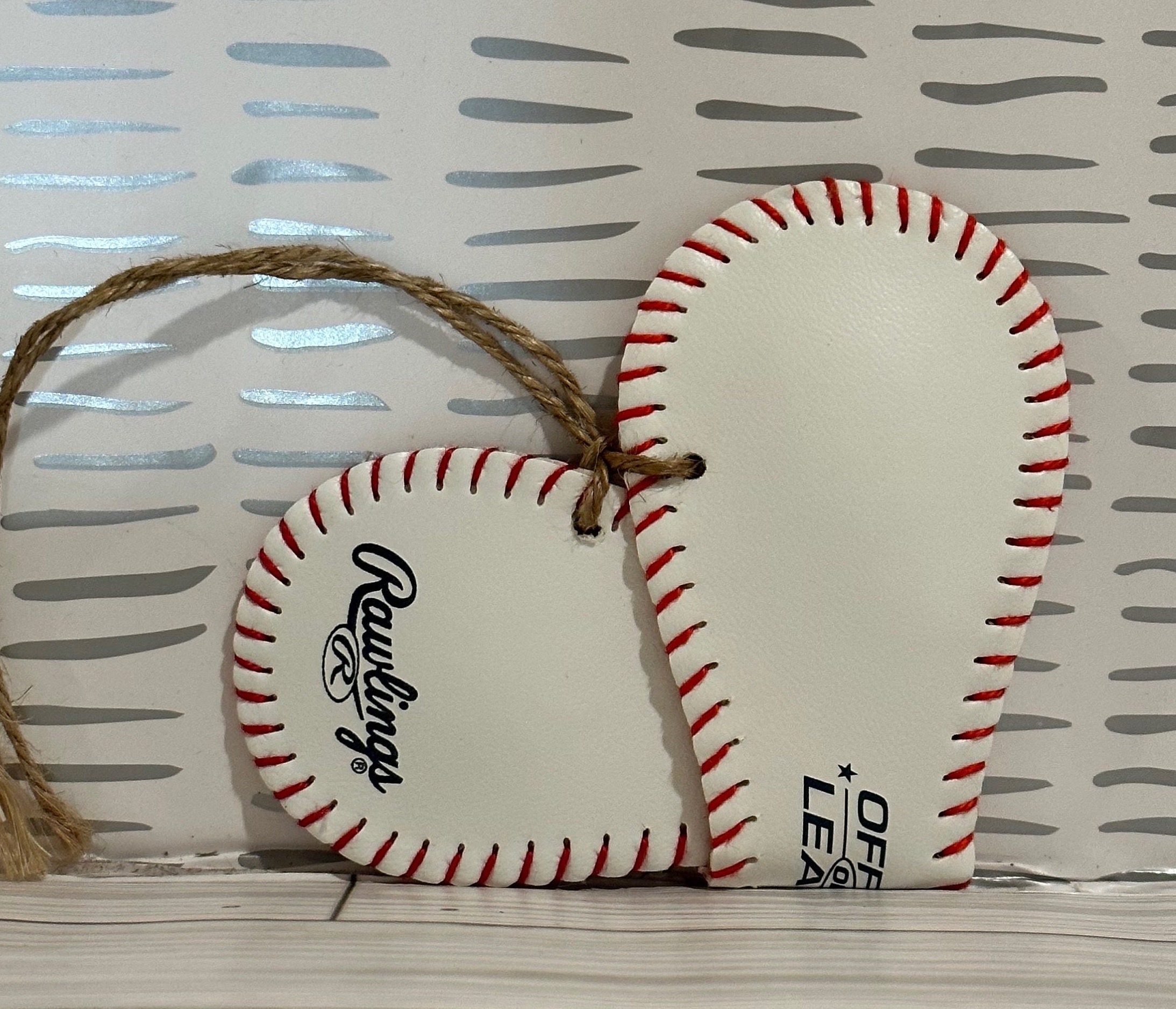 Wood Bat Heart Ornaments – The Baseball Seams Company