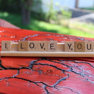 Cartas de amor de Scrabble Tile