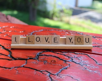 Scrabble Tile Love Letters