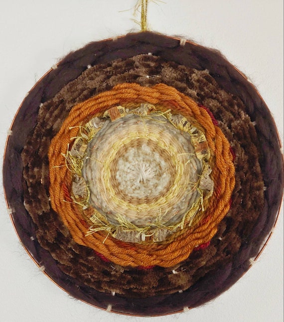 70s Weaving Textile Wall Art