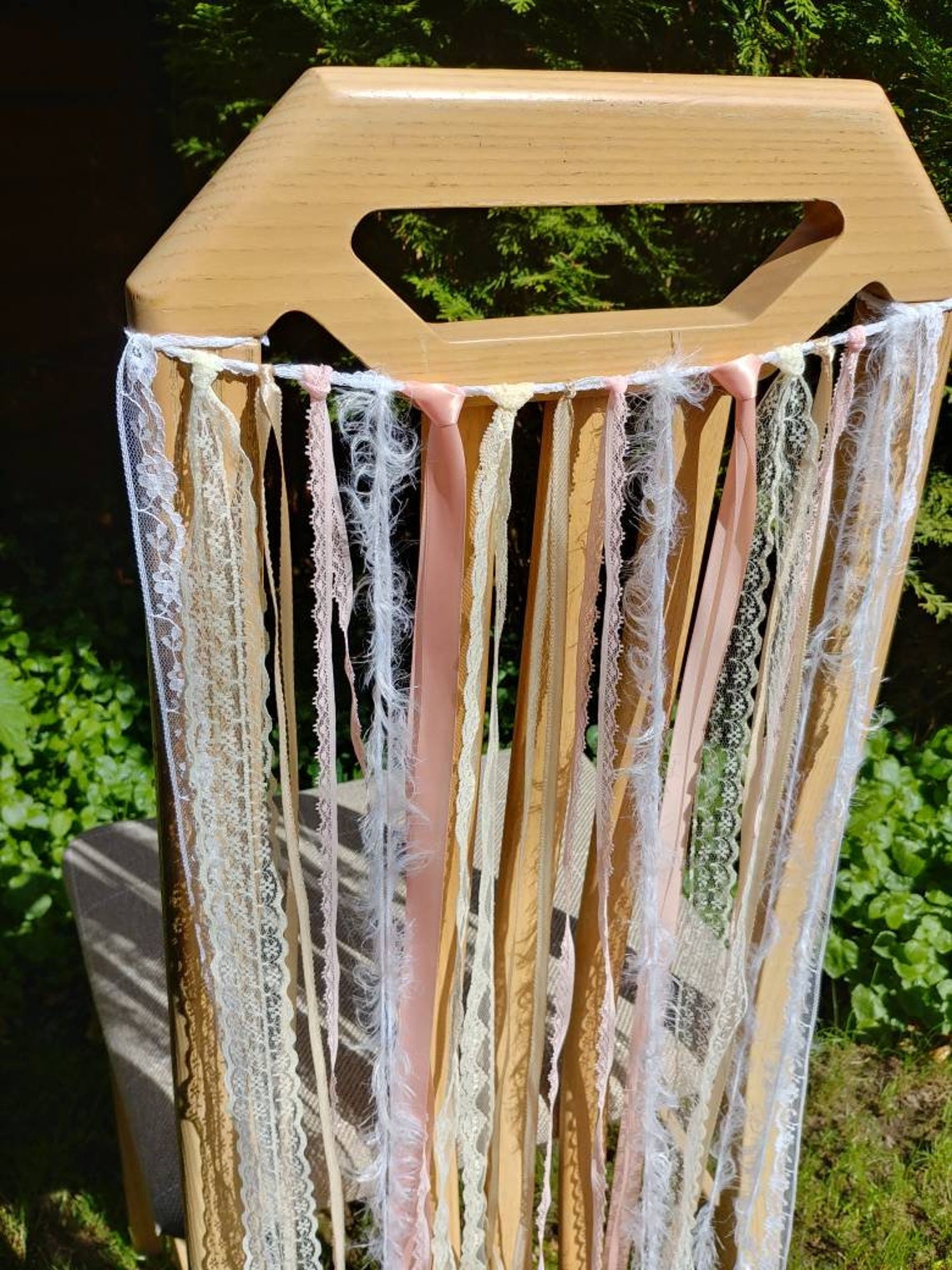 Peach Cream Wedding Chair Decor Wedding Chair Tie Backs Etsy