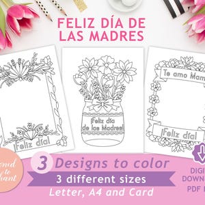 Affiche « Félicitations pour la fête des mères », coloriages pour maman avec fleurs, coloriages pour la fête des mères, activité en classe « Joyeuse fête des mères »