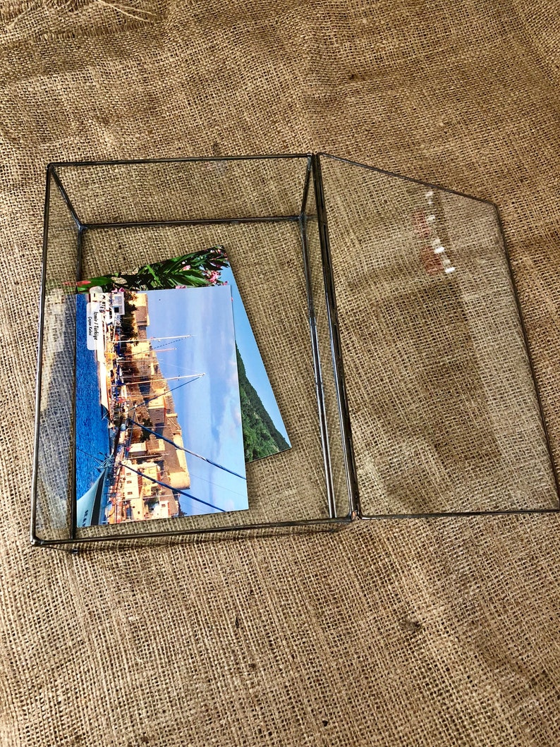 Customized Large Glass Jewelry Box Wedding Keepsake Box Etsy