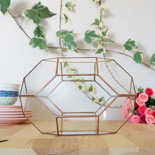 Large Geometric Glass Box, Customized shops Wedding Card Box, Wedding Card Holder, Envelope Holder, Large Terrarium, Wedding Centerpiece Keepsake