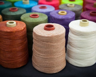 2 x 600m spools waxed cord - macrame cord - twine - waxed twine - DutchiesDelights