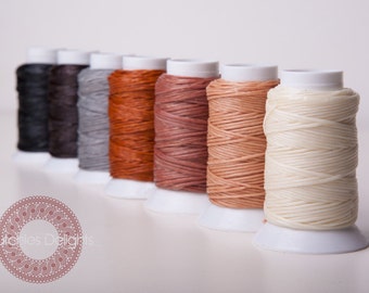 12 x 30meter spool waxed cord - macrame twine - macrame cord - jewellery making - dutchiesdelights