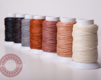 bookbinding supplies sydney 4 x 30meter spool 1mm waxed macrame cord - Micro - dutchiesdelights - thailand