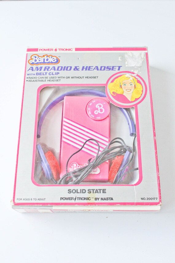 vintage barbie radio