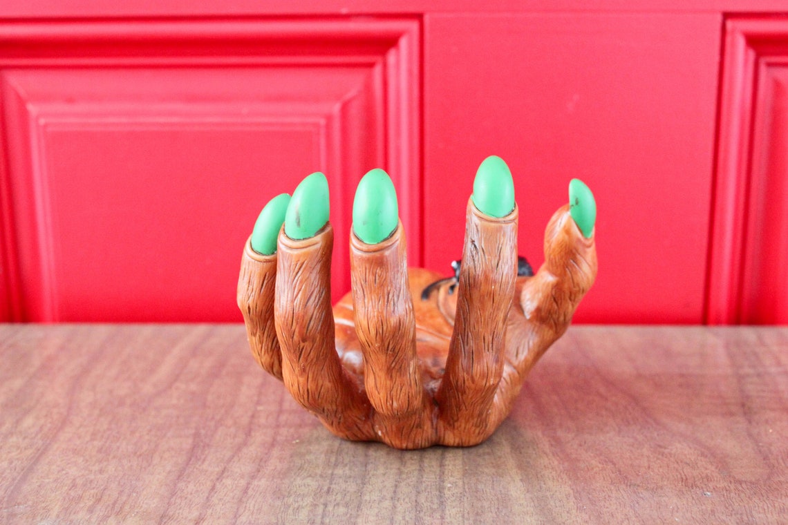 Vintage Witch Hand Candle HolderMade in TaiwanGreen Finger Etsy