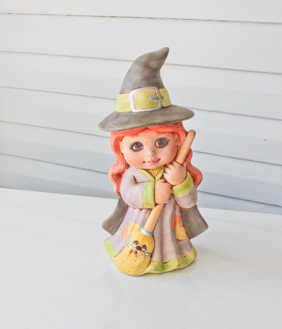 Vintage Halloween Kitschy Witch with an Anthropomorphic Etsy