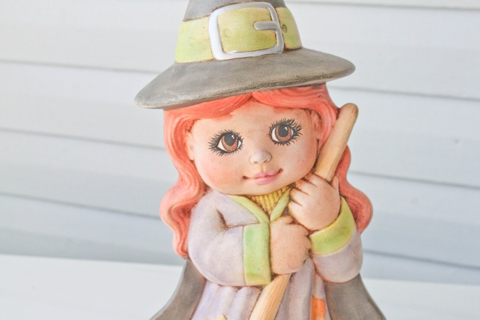 Vintage Halloween Kitschy Witch with an Anthropomorphic Etsy