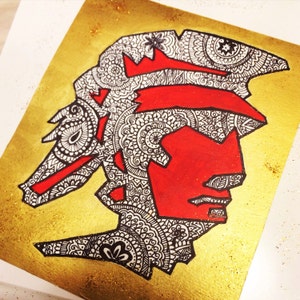 USC Trojan sketch/painting