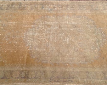 Oushak rug, 70.5"x35", worn rug, Vintage hand knotted Rug, faded rug, rugs, small vintage rug, floor rug, anatolian rug, area rug, rug, 737x