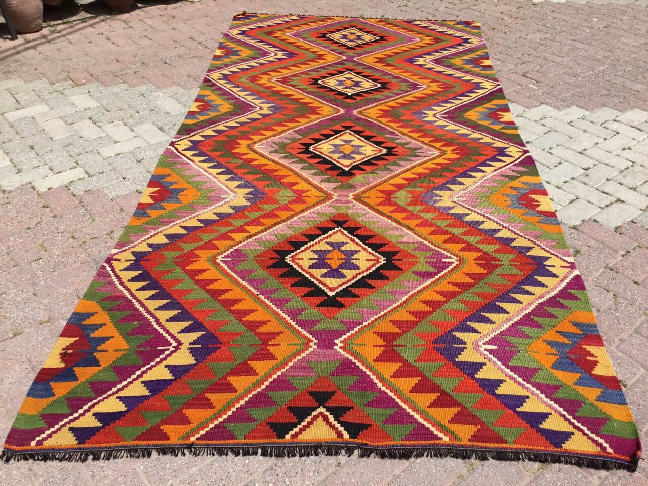 Tapis Kilim, Tapis de Grande Surface. Tapis Kilim Turc Vintage 127 X 62, Zone, Kilim, Vintage, Boho,