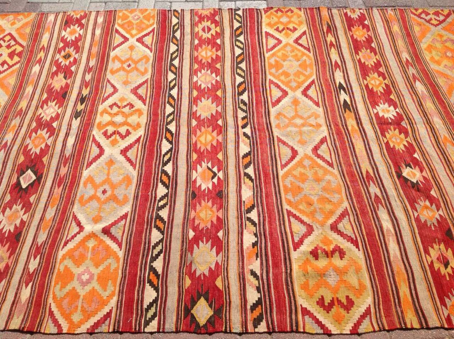 10'3 x 6'5 kilim rug area rug Vintage Etsy