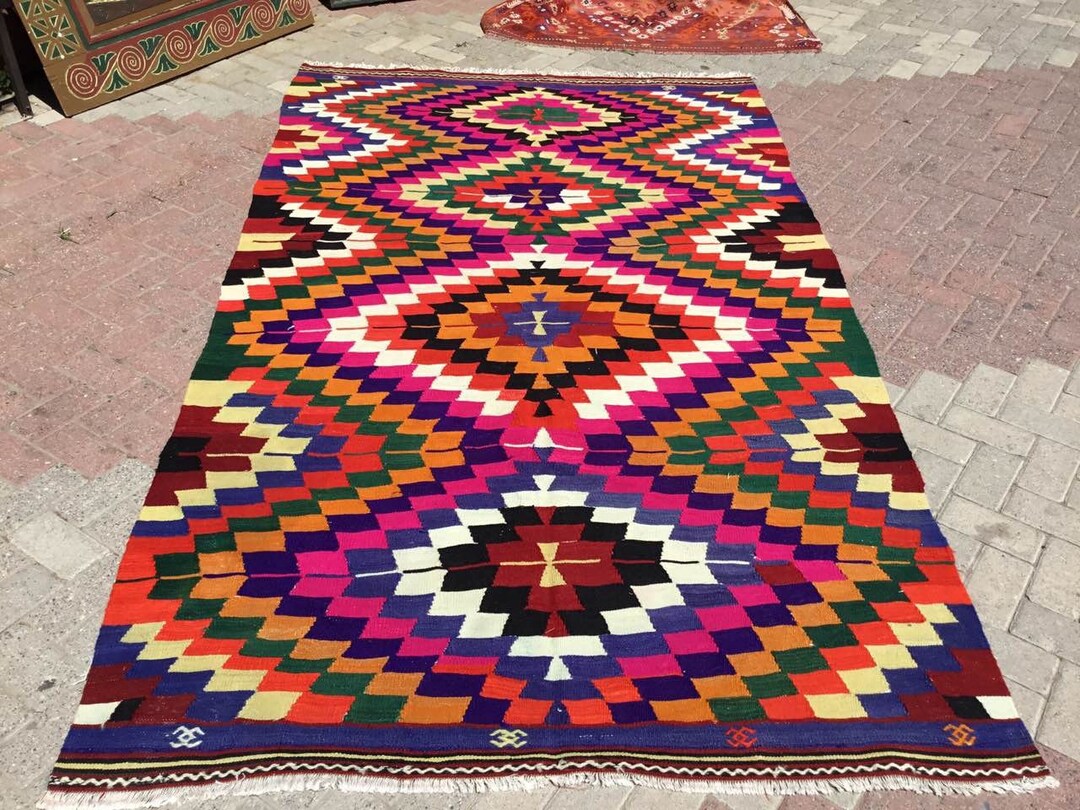 キリム rug Kilim Rug, Large Area Rug. 116