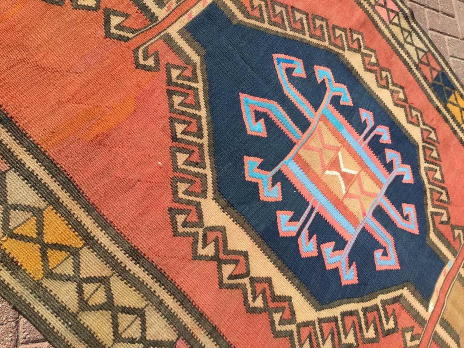 Oversized kilim rug 158 x 62.5 MUTED kilim Etsy