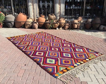 Colorful Kilim Rug, 112