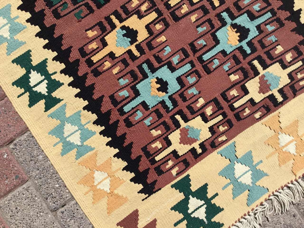 Small kilim rug 64 x 35.5 Entrance rug Vintage Etsy