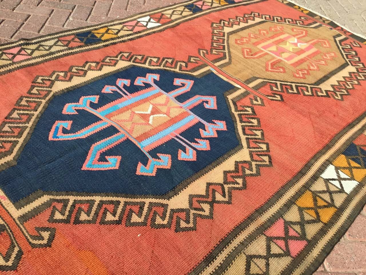 Oversized kilim rug 158 x 62.5 MUTED kilim Etsy