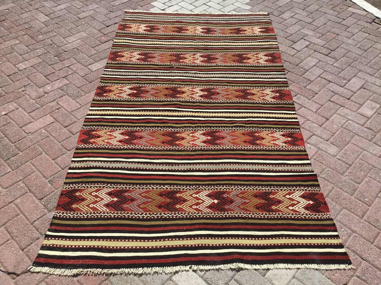 Striped Turkish Rug, 102