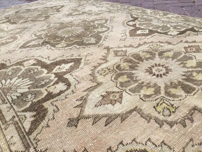 Oushak Runner 148 X 53 Runner Rug Muted Color Etsy