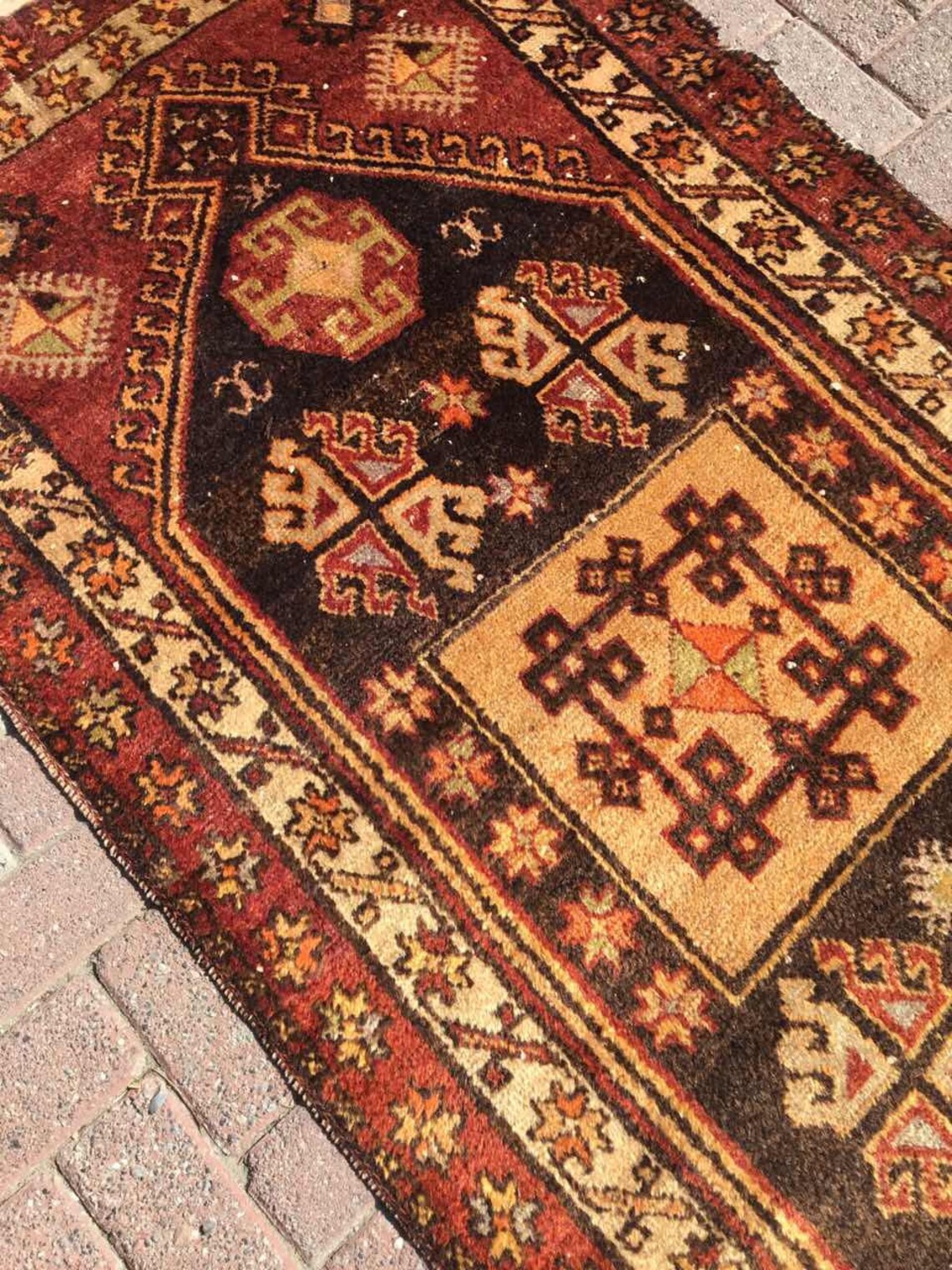 Rustic Runner Rug Turkish Runner Rug 162 X 42 - Etsy