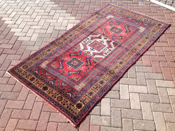 Area rug, 85" x 47",  Vintage rug, Traditional Anatolian rugs, hand knotted rug, Turkish rug, bohemian rug, oriental rugs, Turkish rug, 120x