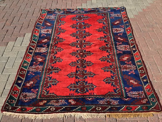 Red Turkish Rug, 88
