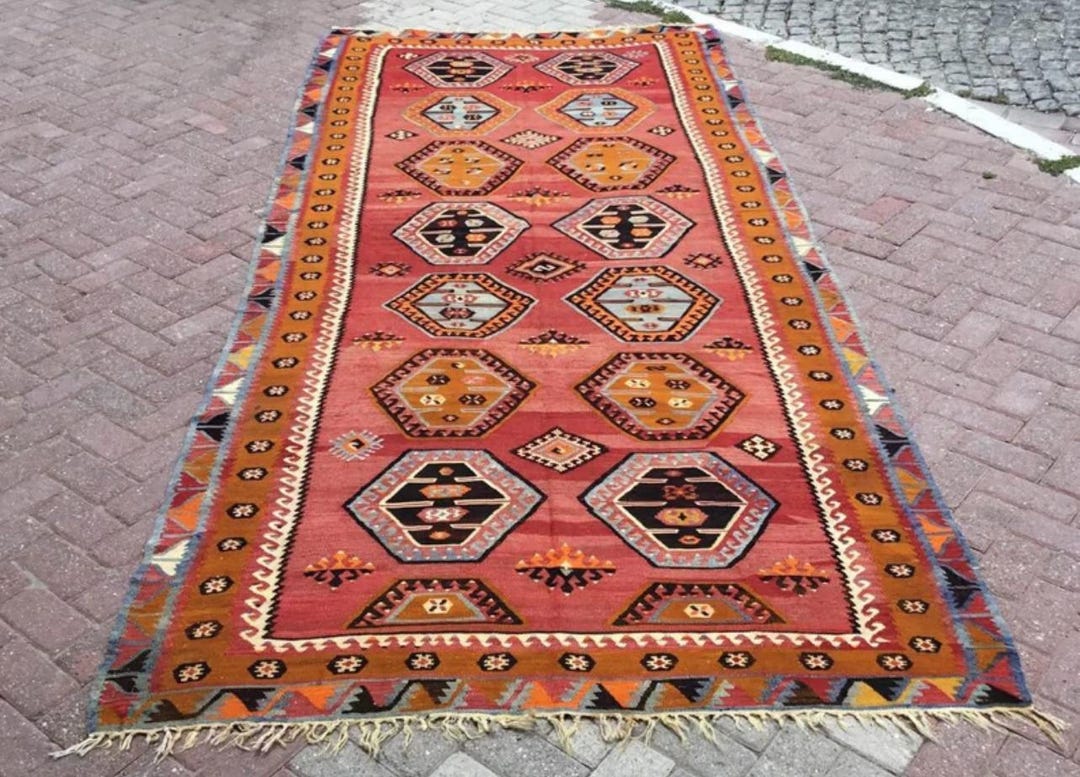37.5×70 \"Call me” ViNTAGE TURKiSH RUG Authentic Exclusive Anatolian Vintage Rug | Rugser ® Vintage