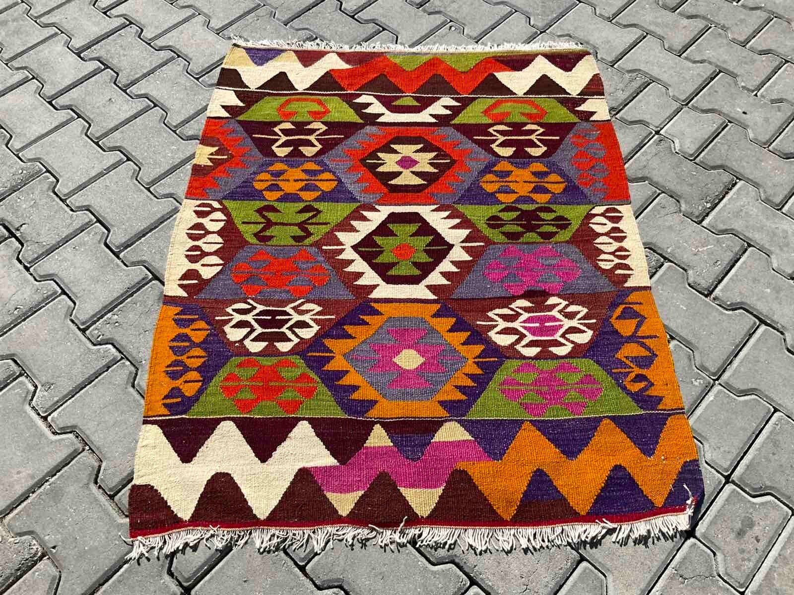 Vintage Turkish Kilim Rug, 45