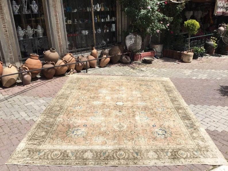 Area Rug 9x12 Turkish Carpet 9x12 Rugs 9x12 Oversized Area Etsy