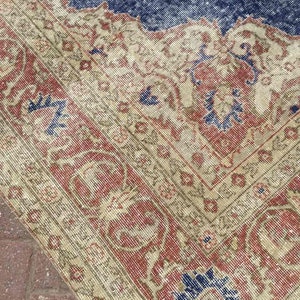 Large Area rug, 122 x 80, Distressed Antique Oushak Rug, Oushak rug, neutral rug, Vintage rug, distressed rug, area rug, Turkish, 030x image 6