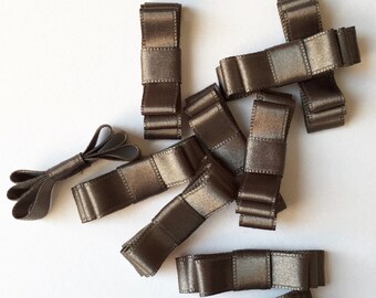 Grijze Satin Craft Bogen 10mm 40mm x 10 pc's