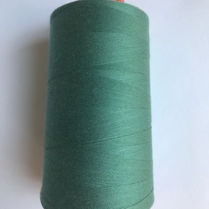 Belfil Thread Dark Turquoise, Medium Green 100% Polyester Thread Col:1202 5000m image 2