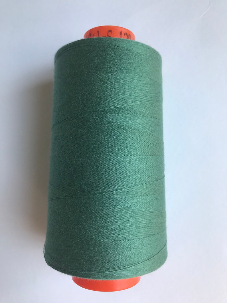 Belfil Thread Dark Turquoise, Medium Green 100% Polyester Thread Col:1202 5000m image 2