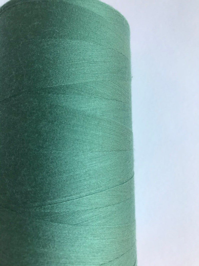 Belfil Thread Dark Turquoise, Medium Green 100% Polyester Thread Col:1202 5000m image 1