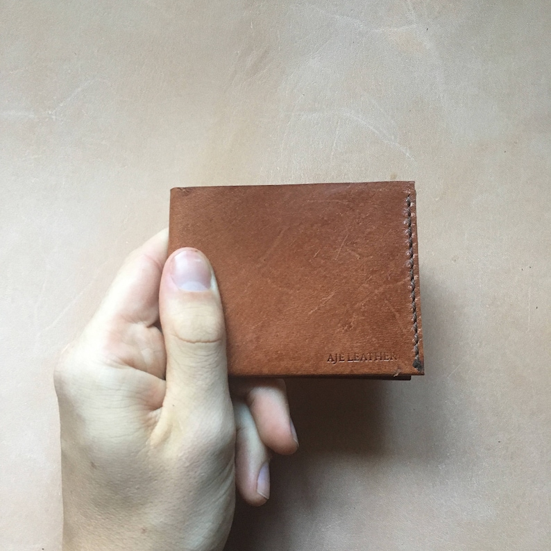 Minimalist Kangaroo Leather Wallet/ Australian Made/ Slim Etsy